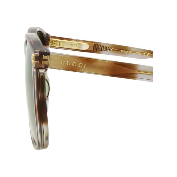 Gucci Square-Frame Acetate Sunglasses Brown Mens - Picture 4 of 6